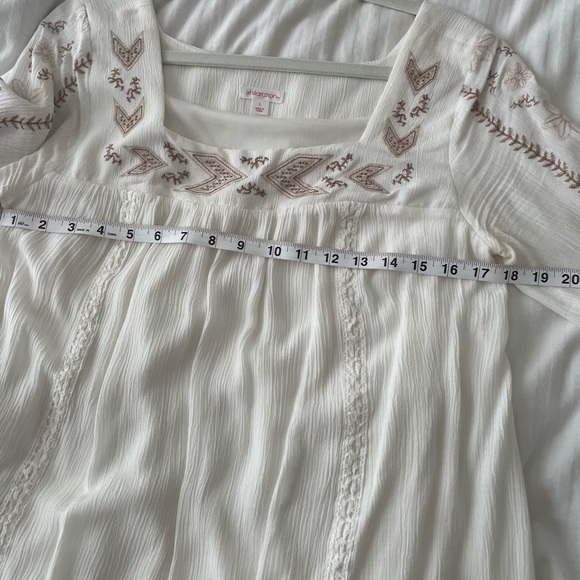 EUC Xhiliration Flowy Bohemian A-Line Dress Sz L - Picture 7 of 9